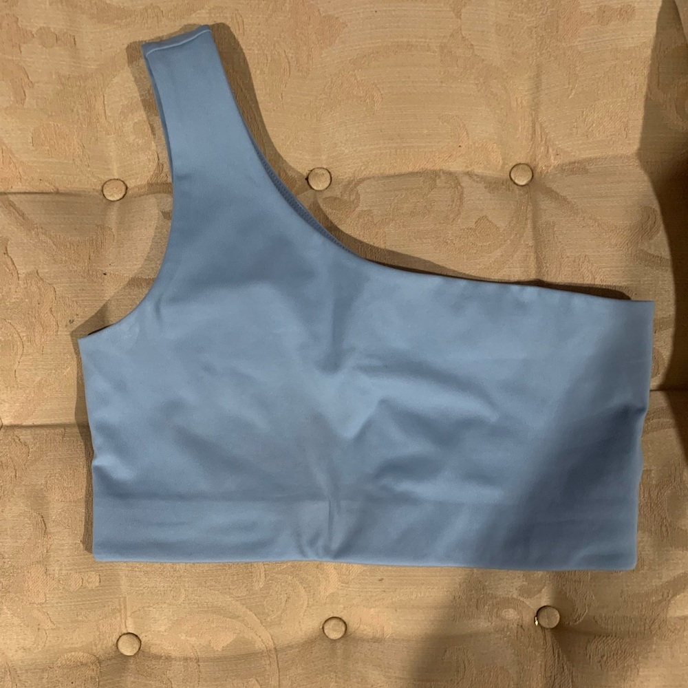 Girlfriend Collective Bianca One Shoulder Bra, Medium, NWOT
